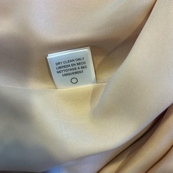 Lavender Brown | Coral Halter 100% Silk Dress w/pockets | Small | Made in USA - Picture 16 of 16